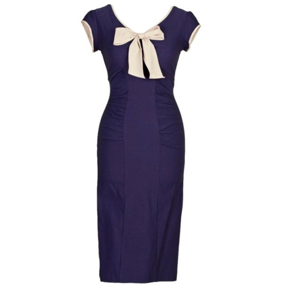 Navy Stop Staring Dress, XS, NWT